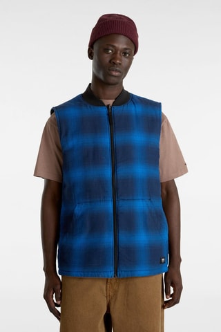 Dubbelzijdig Mouwloos Vest Talbot - Zwart en Blauw 