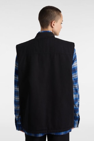 Dubbelzijdig Mouwloos Vest Talbot - Zwart en Blauw 