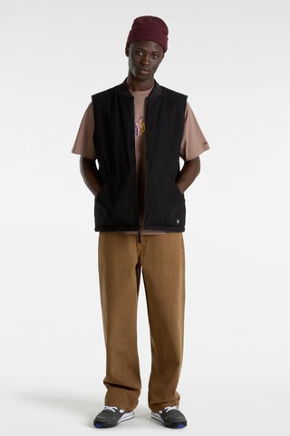 Dubbelzijdig Mouwloos Vest Talbot - Zwart en Blauw 