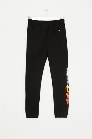 Broek Up in Flames Fleece - Zwart