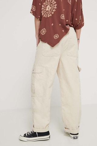 Broek Hoge Taille - Beige