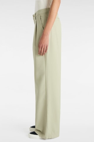 Broek Alder Relaxed Pleated P - Zeegroen