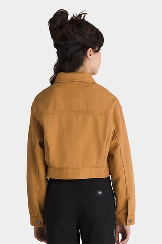 Jasje Raynes Crop Trucker Jacket GR - Bruin