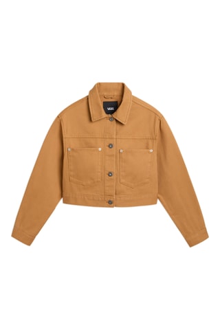 Jasje Raynes Crop Trucker Jacket GR - Bruin