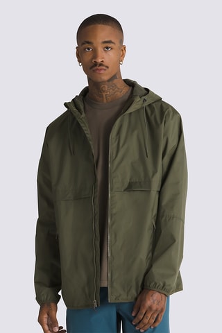 Windjack met Capuchon MTE Lewis Windbreaker - Kaki