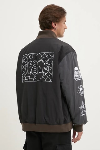 Baseball Jasje Crazy Eddy Baseball Jacket - Zwart