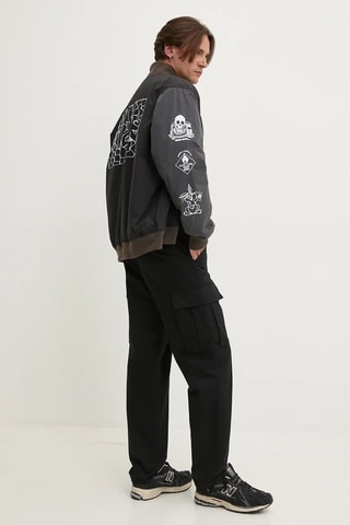 Baseball Jasje Crazy Eddy Baseball Jacket - Zwart