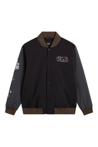 Baseball Jasje Crazy Eddy Baseball Jacket - Zwart