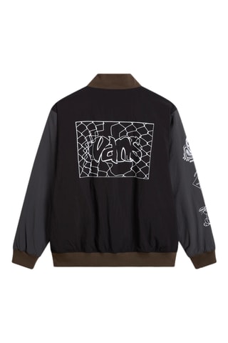 Baseball Jasje Crazy Eddy Baseball Jacket - Zwart