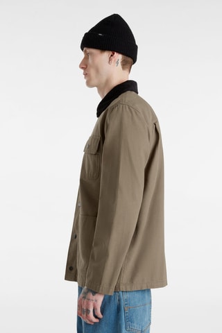Jasje MN Drill Chore Coat - Taupe