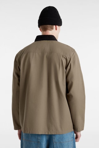 Jasje MN Drill Chore Coat - Taupe