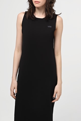 Midi-jurk Left Chest - Zwart
