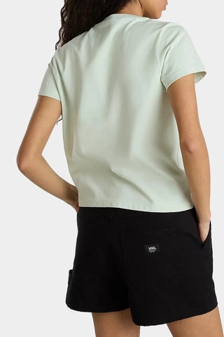 T-shirt Basic Mini SS - Zeegroen 