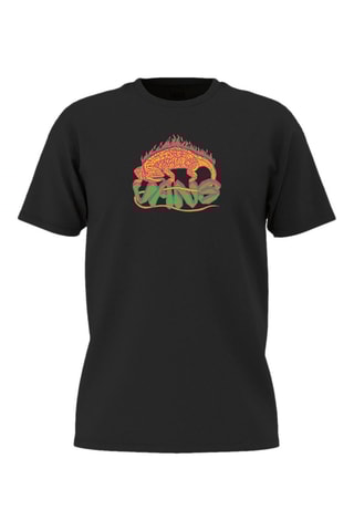 T-shirt Fiery Friend - Zwart