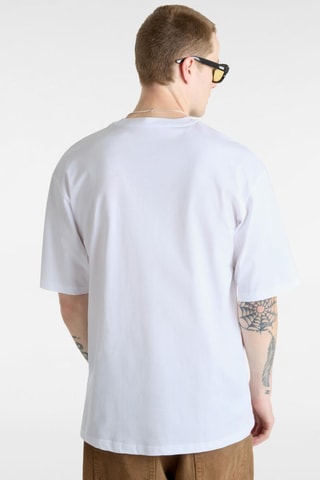T-shirt Retro V - Wit
