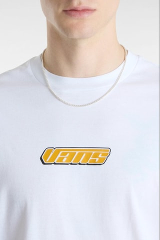 T-shirt Retro V - Wit