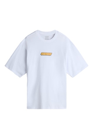 T-shirt Retro V - Wit