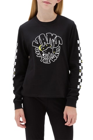 T-shirt GR Here Kitty - Zwart