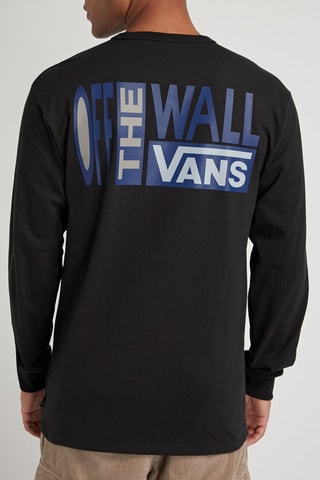 T-shirt Off the Wall II Logo - Zwart