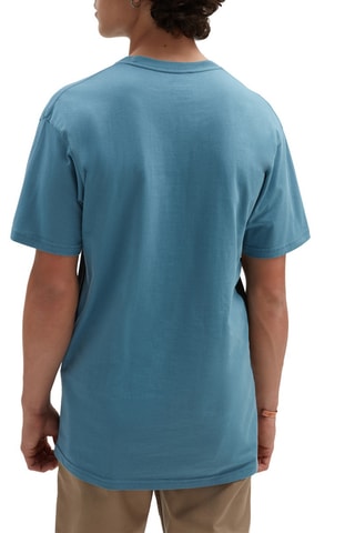 T-Shirt Sidestripe Block Blauw