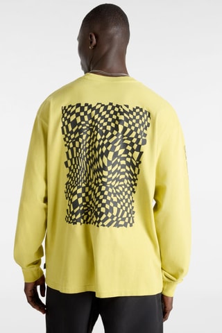 T-shirt MTE Warp Check - Olijfgroen