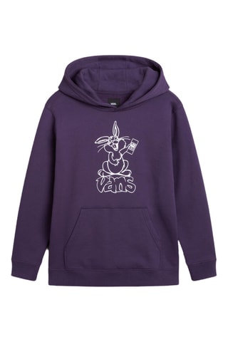 Sweater met Capuchon B Crazy Eddy Front Poche - Paars 
