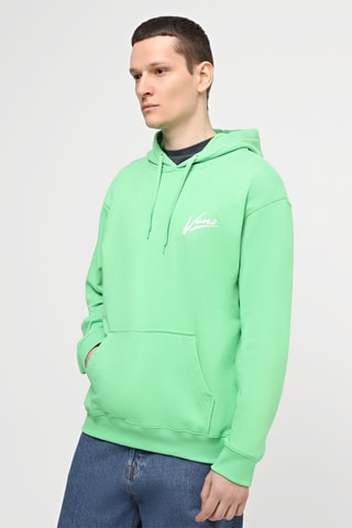 Sweater met Capuchon DETTORI LOOSE FT PO - Groen
