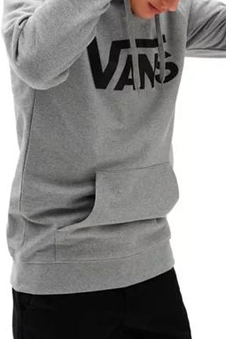 Sweater met Capuchon Classic PO II Gemêleerd Lichtgrijs