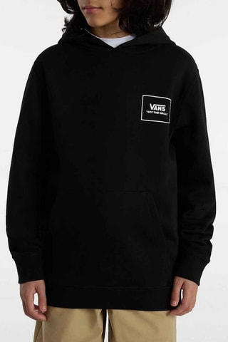 Sweater met Capuchon Print Box - Zwart