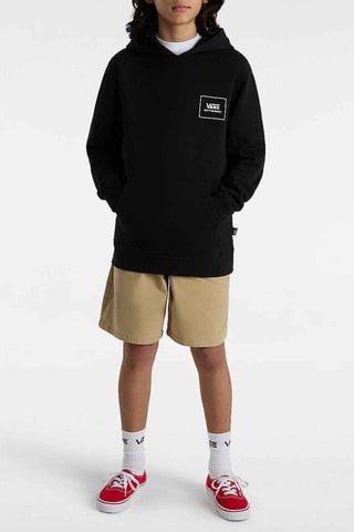 Sweater met Capuchon Print Box - Zwart