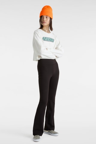 Cropped T-shirt Retro V - Wit