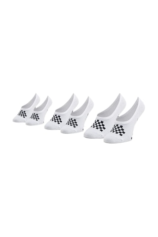 3 Paar Enkelsokken Classic Canoodle - Wit