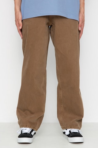 Baggy Jeans Check-5 - Bruin