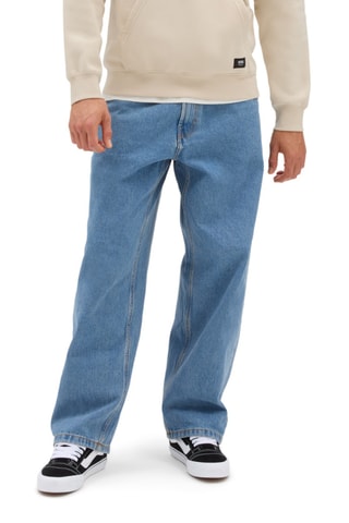 Baggy Jeans Check-5 - Kobaltblauw
