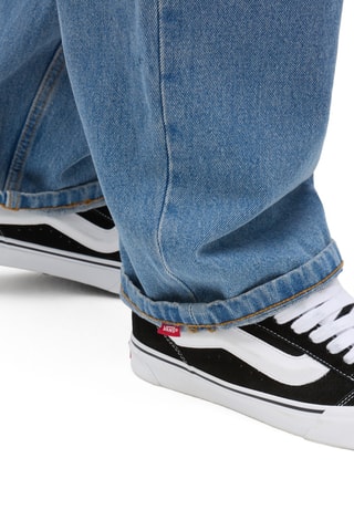 Baggy Jeans Check-5 - Kobaltblauw
