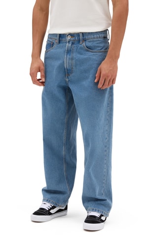 Baggy Jeans Check-5 - Kobaltblauw