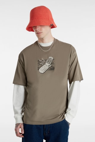 T-shirt Take The Call - Taupe