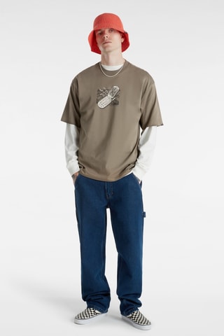 T-shirt Take The Call - Taupe