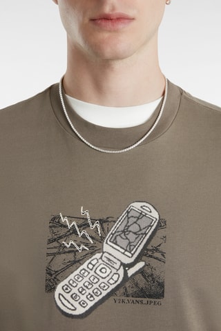 T-shirt Take The Call - Taupe