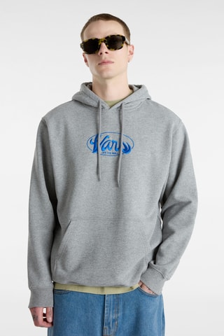 Sweater met Capuchon Global Line - Gemêleerd Grijs