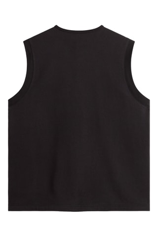 Mouwloos Fleece Vest Skate - Zwart