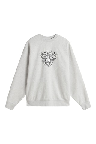 Sweater Skate Smile Spike - Grijs