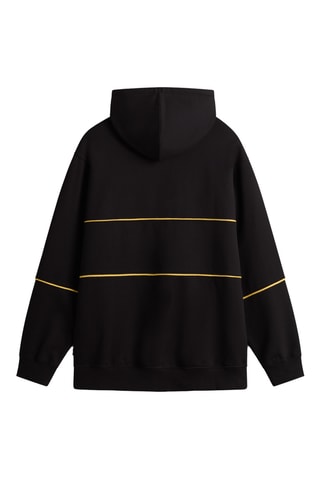 Sweater met Capuchon Star V - Zwart