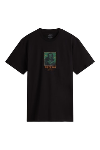 T-shirt Read The Room - Zwart