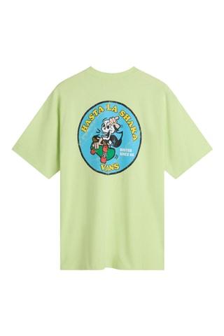T-shirt Loose Fit Skull La Shaka - Lichtgroen