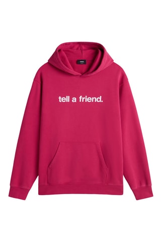 Sweater met Capuchon Taf - Fuchsia