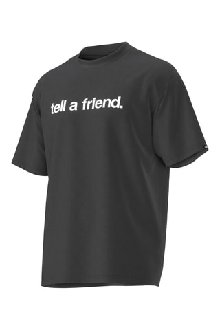 T-shirt Loose Fit Taf - Zwart