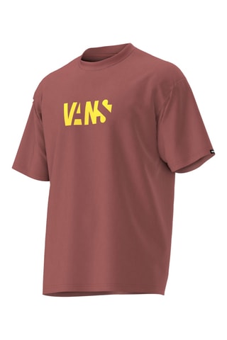 T-shirt Loose Fit Sombra - Bordeauxrood