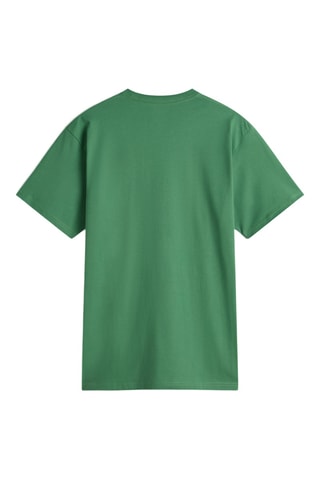 T-shirt Left Chest Logo - Donkergroen