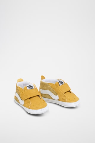 Hoge Leren Sneakers Sk8-Hi Crib - Mosterdgeel en Goudkleurig